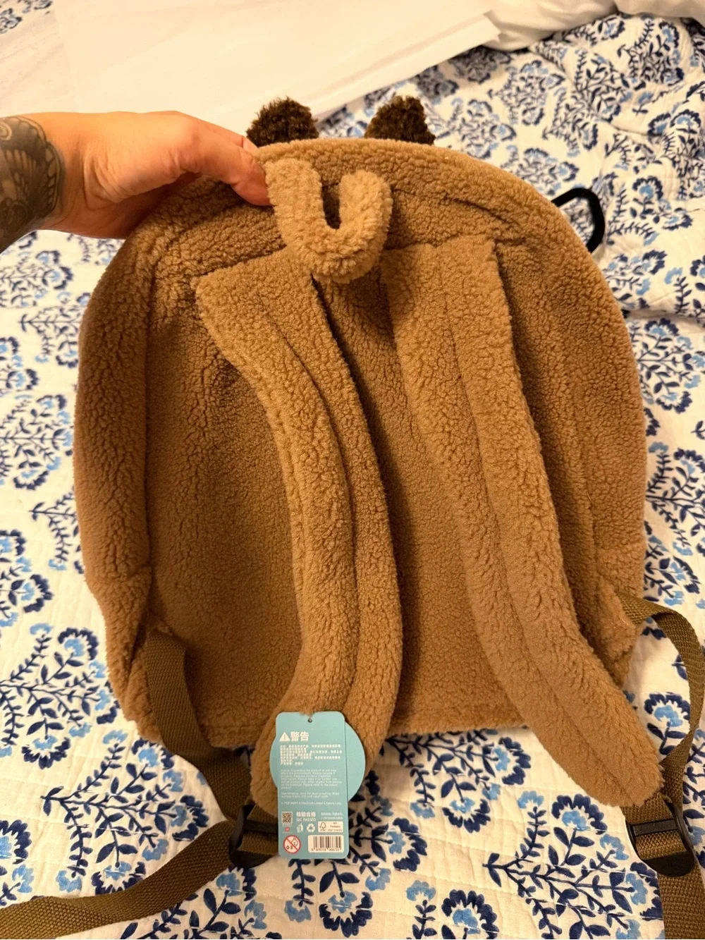 NWT Exclusive Labubu Popmart fuzzy backpack